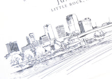 Load image into Gallery viewer, Little Rock Skyline, Arkansas Save the Dates (set of 25 cards)
