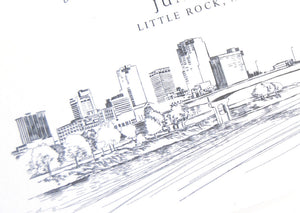 Little Rock Skyline, Arkansas Save the Dates (set of 25 cards)
