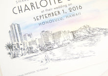 Load image into Gallery viewer, Hawaii Destination Wedding Save the Date Cards (set of 25 cards)

