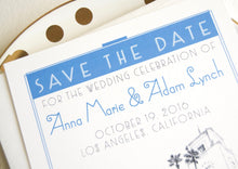 Load image into Gallery viewer, Los Angeles Union Station, Train Station, Los Angeles Save the Date Cards (set of 25 cards)
