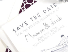Load image into Gallery viewer, The Queen Mary, Long Beach Save the Date Cards (set of 25 cards)
