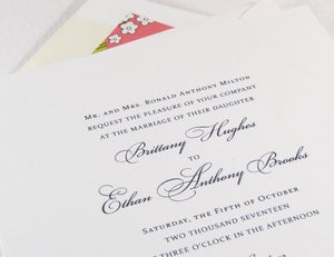 Boise Skyline Wedding Invitations Package (Sold in Sets of 10 Invitations, RSVP Cards + Envelopes)