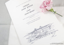 Load image into Gallery viewer, Charleston Skyline Wedding Programs (set of 25 cards)
