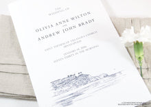 Load image into Gallery viewer, Laguna Skyline Wedding Programs (set of 25 cards)
