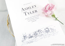 Load image into Gallery viewer, Nashville Skyline Wedding Programs (set of 25 cards)
