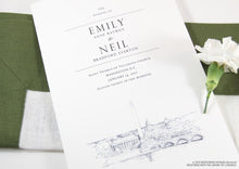 Load image into Gallery viewer, Washington D.C. Skyline Wedding Programs (set of 25 cards)
