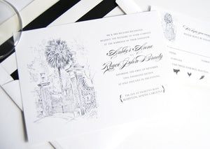 University of South Carolina Invitation Package (Sold in Sets of 10 Invitations, RSVP Cards + Envelopes)
